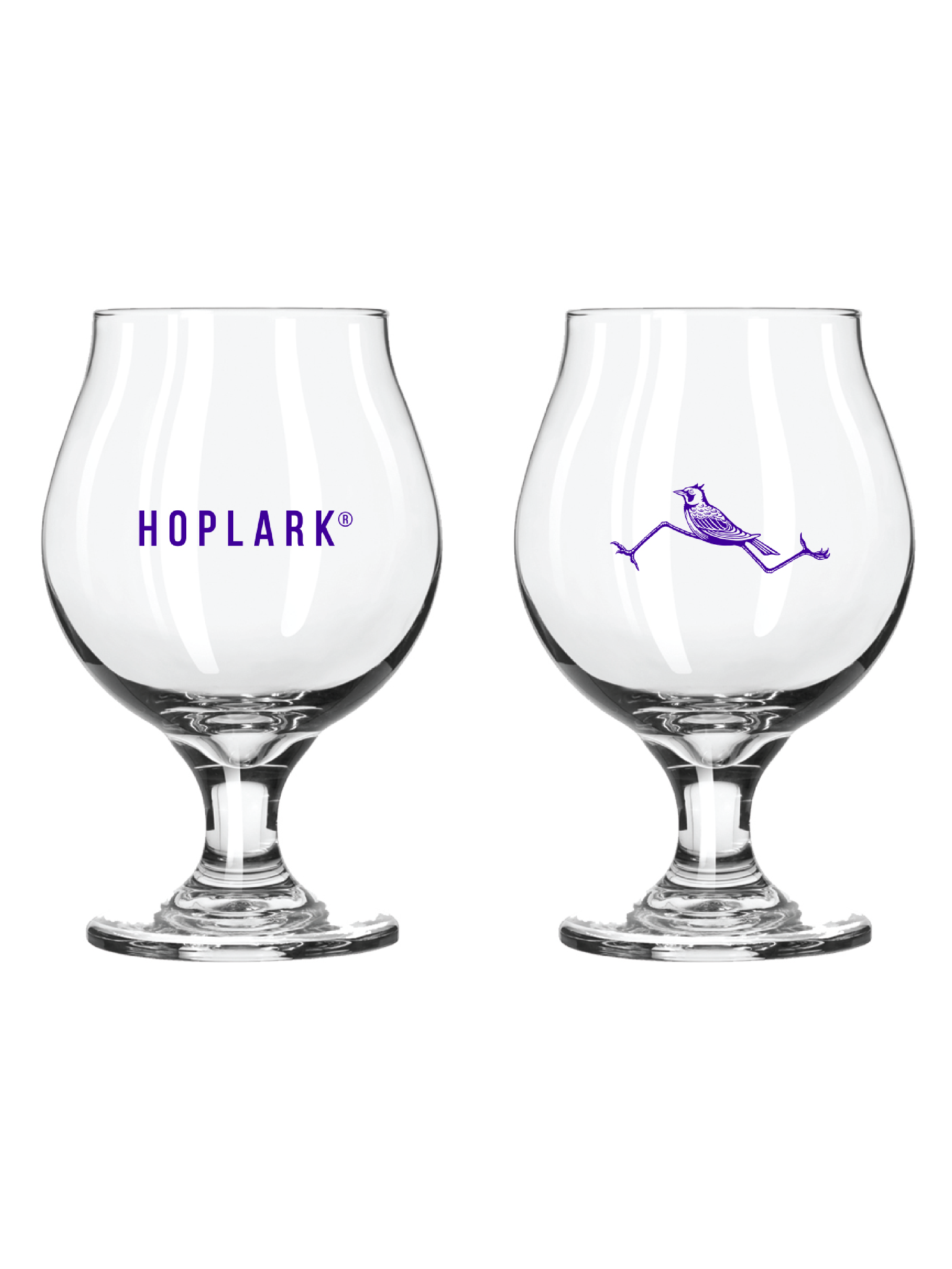 Hops on Hops Snifter Beer Glass, V2
