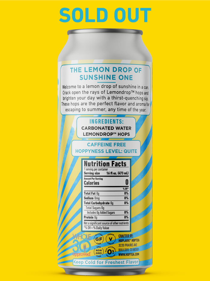 The Lemon Drop of Sunshine One - January Tea Is Silent -  12 Pack