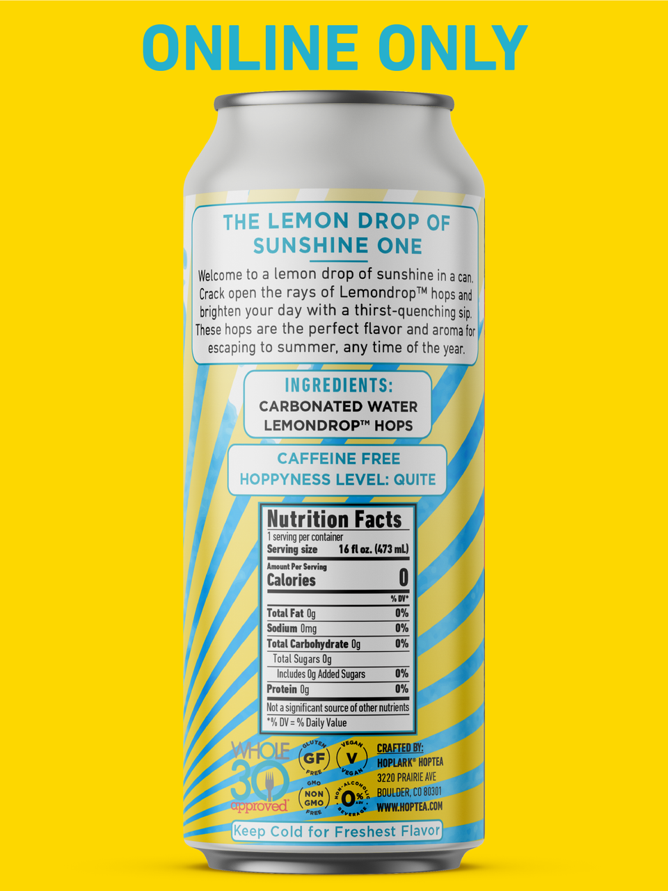 The Lemon Drop of Sunshine One - January Tea Is Silent -  12 Pack